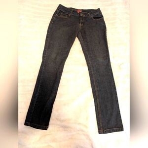 Hip Jeans Black with‎ Silver Embellished Back Pocket Design Juniors Size 15